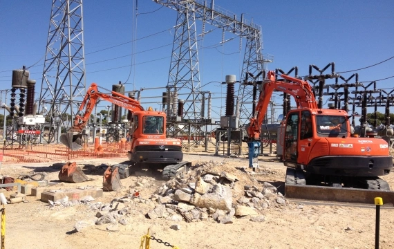 Foundation Demolition Works for Horsham Terminal Station – Multiworks