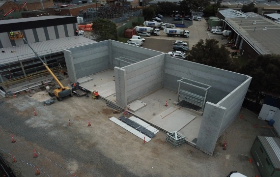 New building construction at Greenacre Substation