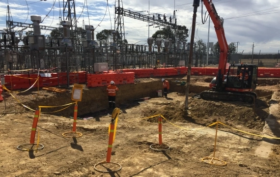 New Oil Containment Tank Excavation – Beryl and Mount Piper Substation